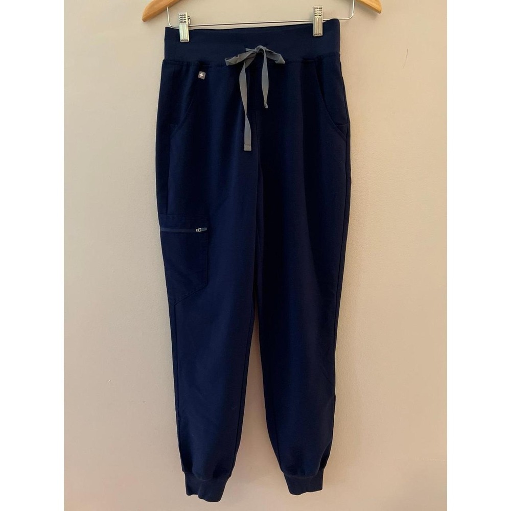 FIGS Zamora Jogger Scrub Pants Navy Size XS